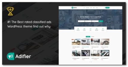 Adifier WordPress Theme 3.9.7 - Classified Ads Theme - GPLPlus