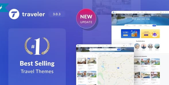 Traveler WordPress Theme 3.1.7 – Travel Booking Theme - GPLPlus